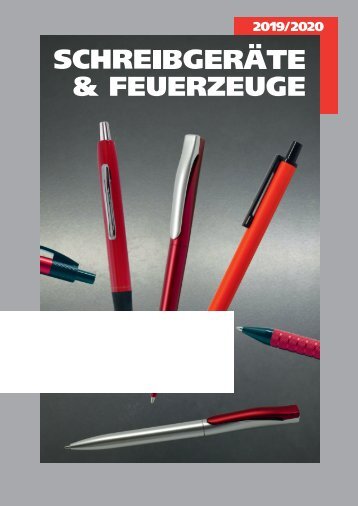 SCHREIBGERÄTE und FEUERZEUGE 2019 / 2020 Vorschau