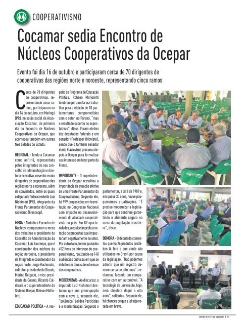 Jornal Cocamar Novembro 2018