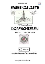 Ergebnisliste Traunwalchner Dorfschießen 2018