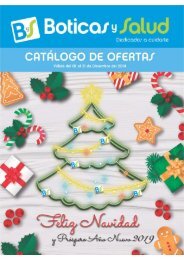 CATÁLOGO DE OFERTAS - BOTICAS Y SALUD  DICIEMBRE 2018