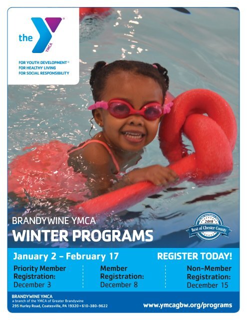Brandywine YMCA - Winter Program Guide 2019