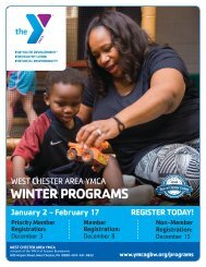West Chester Area YMCA - Winter Program Guide 2019