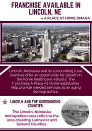 Lincoln, NE Offers A Great Healthcare Opportunity _ A Place At Home Omaha