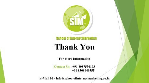 SIM Digital Marketing Courses Training, Classes in Pimpri Chinchwad - PCMC, Pune