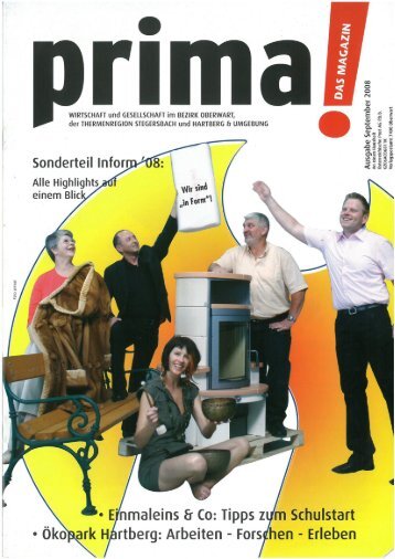 prima! Magazin - Ausgabe September 2008