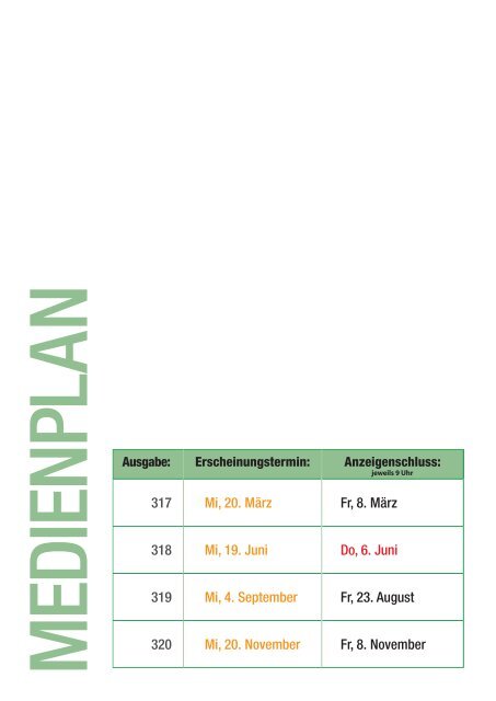 Burgenland Mitte Medienplan 2019