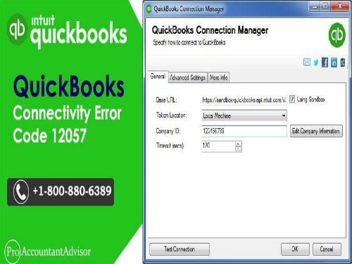 Easy Steps to Resolve QuickBooks Error Code 12057