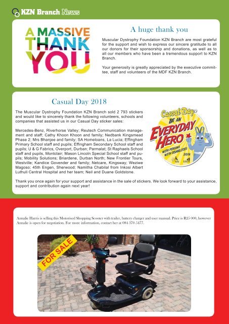 MDF Magazine Newsletter Issue 57 December 2018