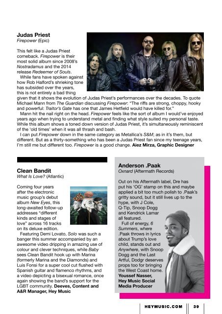 Hey Music Mag - Issue 3 - December 2018