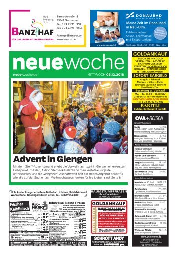 05.12.2018 Neue Woche