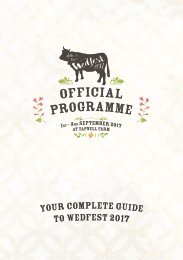 Wedfest Programme web