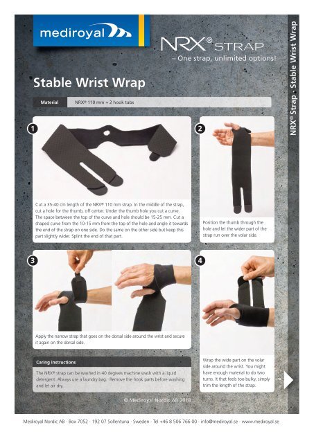 NRX Strap Instructions