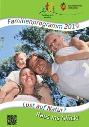 Familien-Programme 2019 im Schwäbischen Albverein.