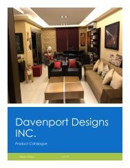 Davenport Designs - Product Catalogue PDF