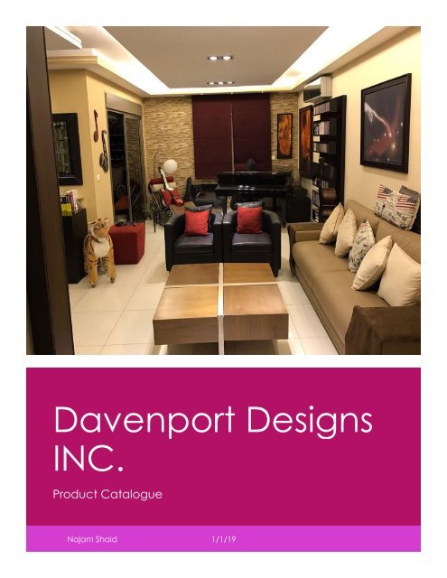 Davenport Designs - Catalogue - PDF