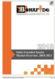India Extruded Snacks Market Overview, 2018-2023