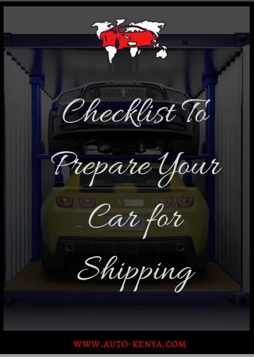 Shipping a Car to Kenya | Car Shipping to Kenya from UK - AutoKenya.com