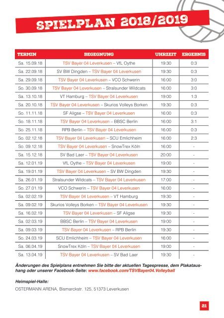 Spieltagsnews Nr. 6 gegen DSHS SnowTrex Köln