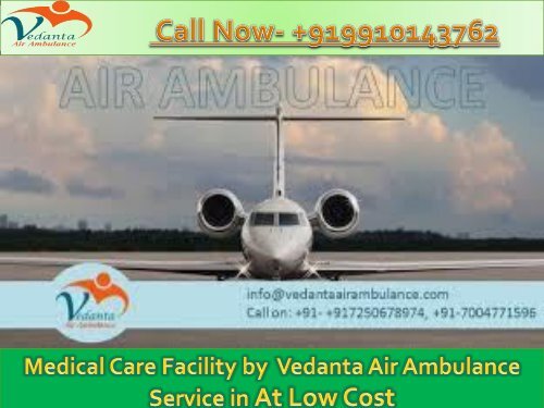 Vedanta Air Ambulance in  Nagpur and Raigarh  at Least Cost
