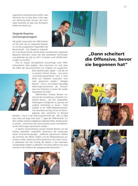 VNW-Magazin - Ausgabe 5/2018