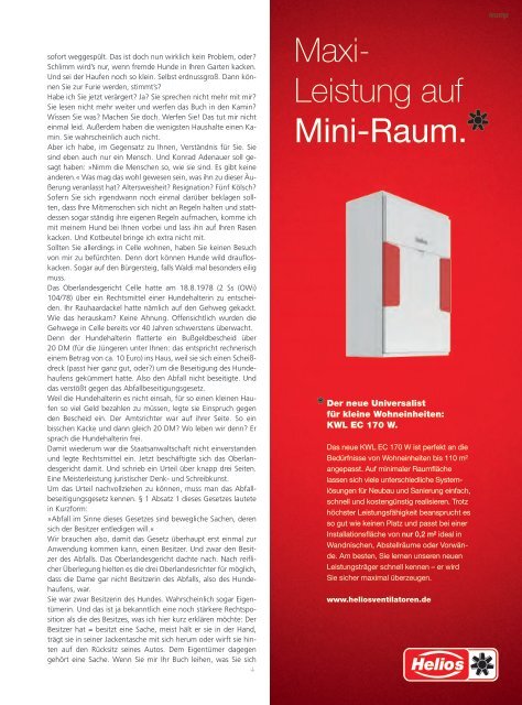 VNW-Magazin - Ausgabe 5/2018