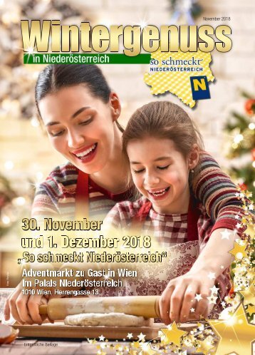 Advent So Schmeckt NÖ 2018-11-27