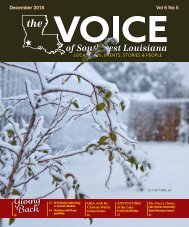 The Voice of Southwest Louisiana December 2018 Issue