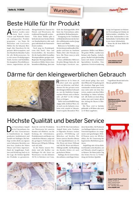 Hof & Markt | Fleisch & Markt | Hof & Gast 07/2018 a