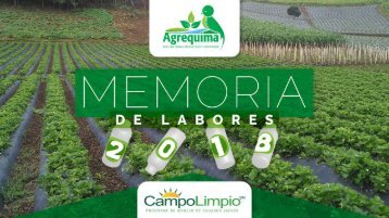 Agrequima - Memoria de Labores 2018