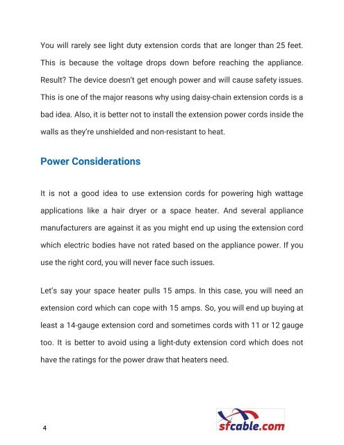 When and Where You Should Not Use Extension Cords