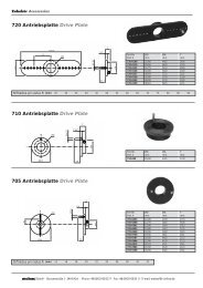 720 Antriebsplatte Drive Plate 710 Antriebsplatte ... - Mobac GmbH