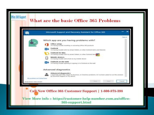 What are the basic Office 365 Problems?