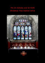 Christmas Trees at St Nicholas and St Faith