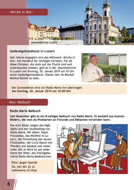 Radio Maria Magazin - Januar 2019