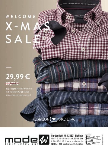 Casa Moda X-MAS SALE