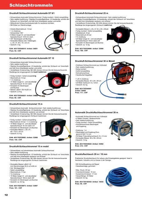 dema-handel.ch Werkstatt Katalog