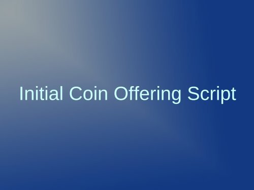 ICO Script