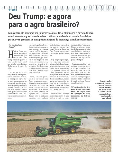 Jornal Cocamar Novembro 2016