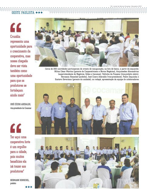 Jornal Cocamar Novembro 2016