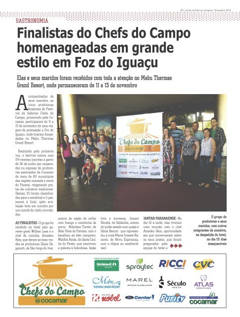 Jornal Cocamar Novembro 2016