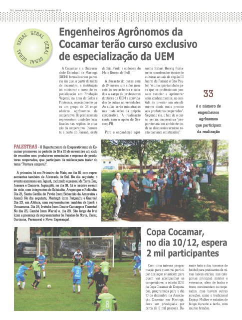 Jornal Cocamar Novembro 2016