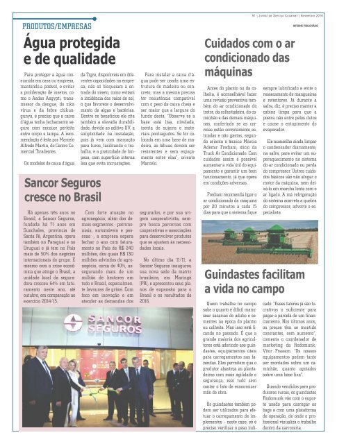 Jornal Cocamar Novembro 2016