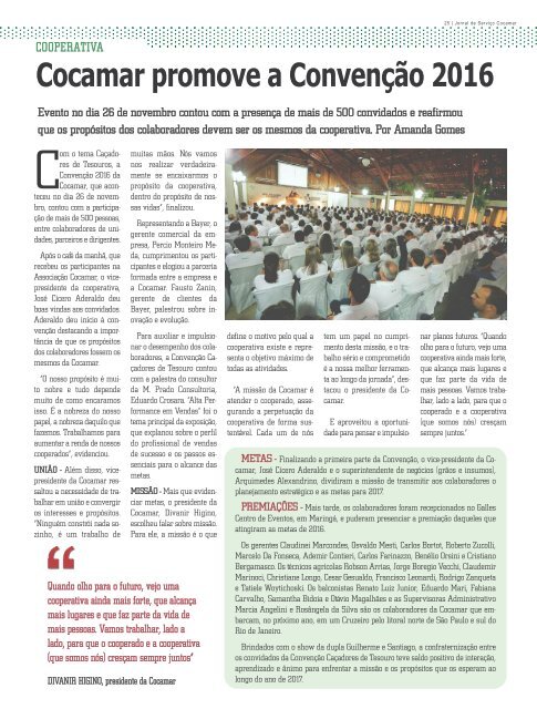 Jornal Cocamar Dezembro 2016