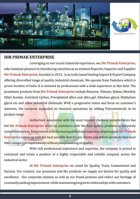 export import chemical company