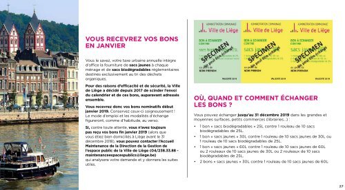 Calendrier Intradel 2019 des collectes de déchets du mercredi