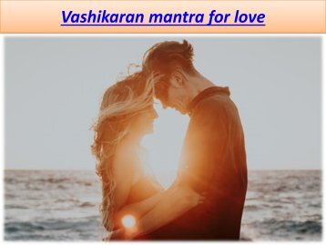 Vashikaran mantra for love