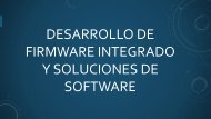 Desarrollo de Firmware Integrado y Soluciones de Software