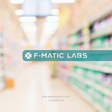 F-MATIC Packaging Lookbook