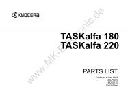 TASKalfa 180 TASKalfa 220 -  MK Electronic