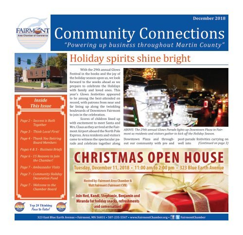 Chamber Newsletter - December 2018 